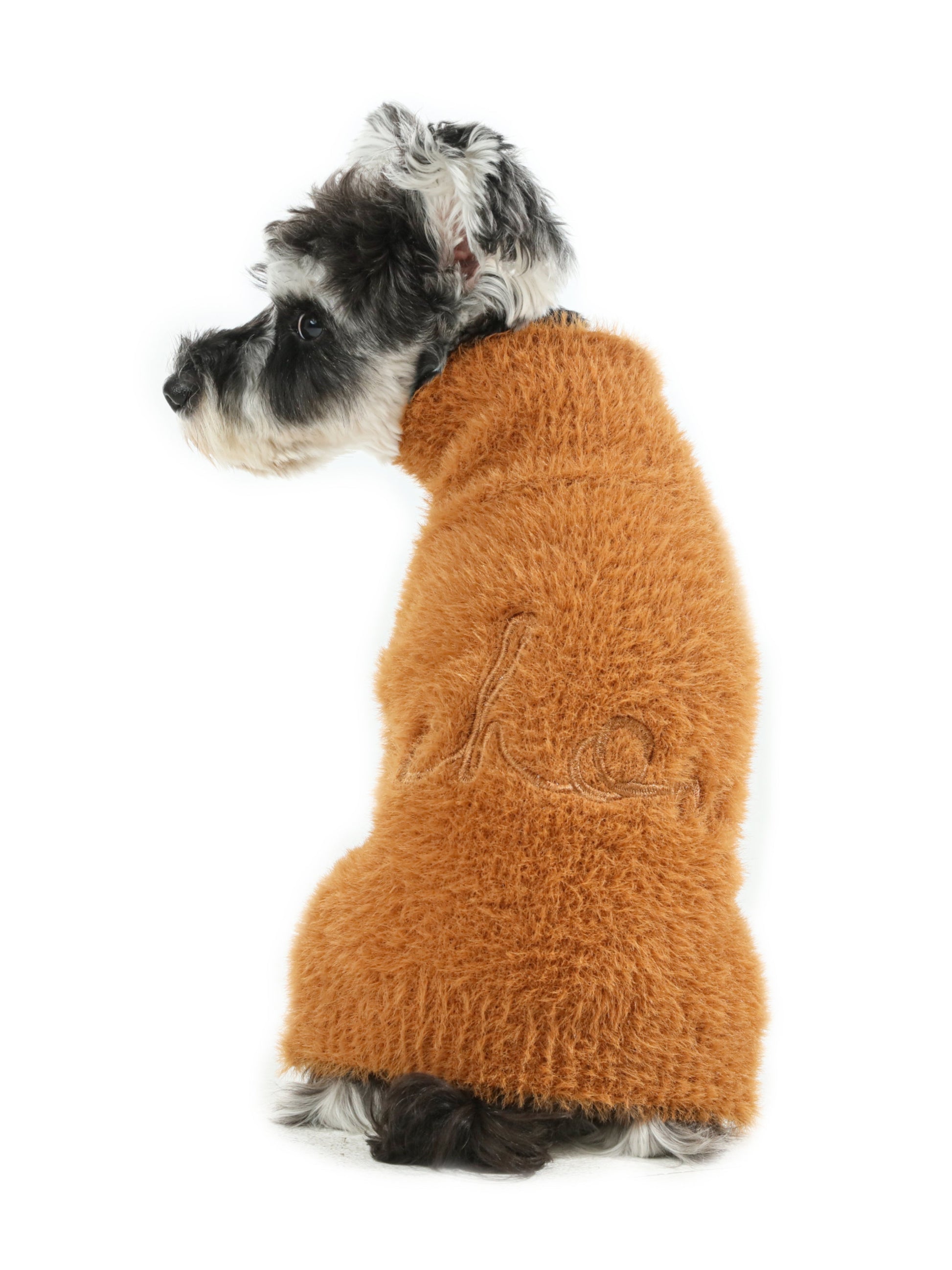 Eskimo Fuzzy Sweater Orange Dog Sweaters Premium Pet Supply - gallery image 5