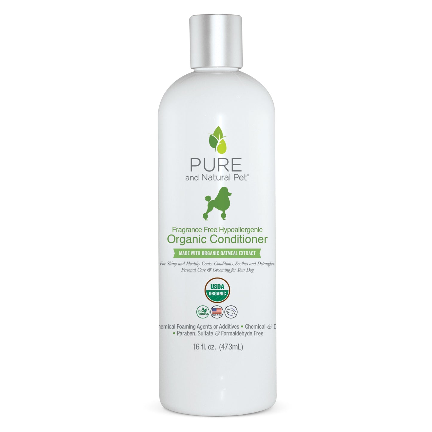 Fragrance Free Hypoallergenic Organic Conditioner - main product image