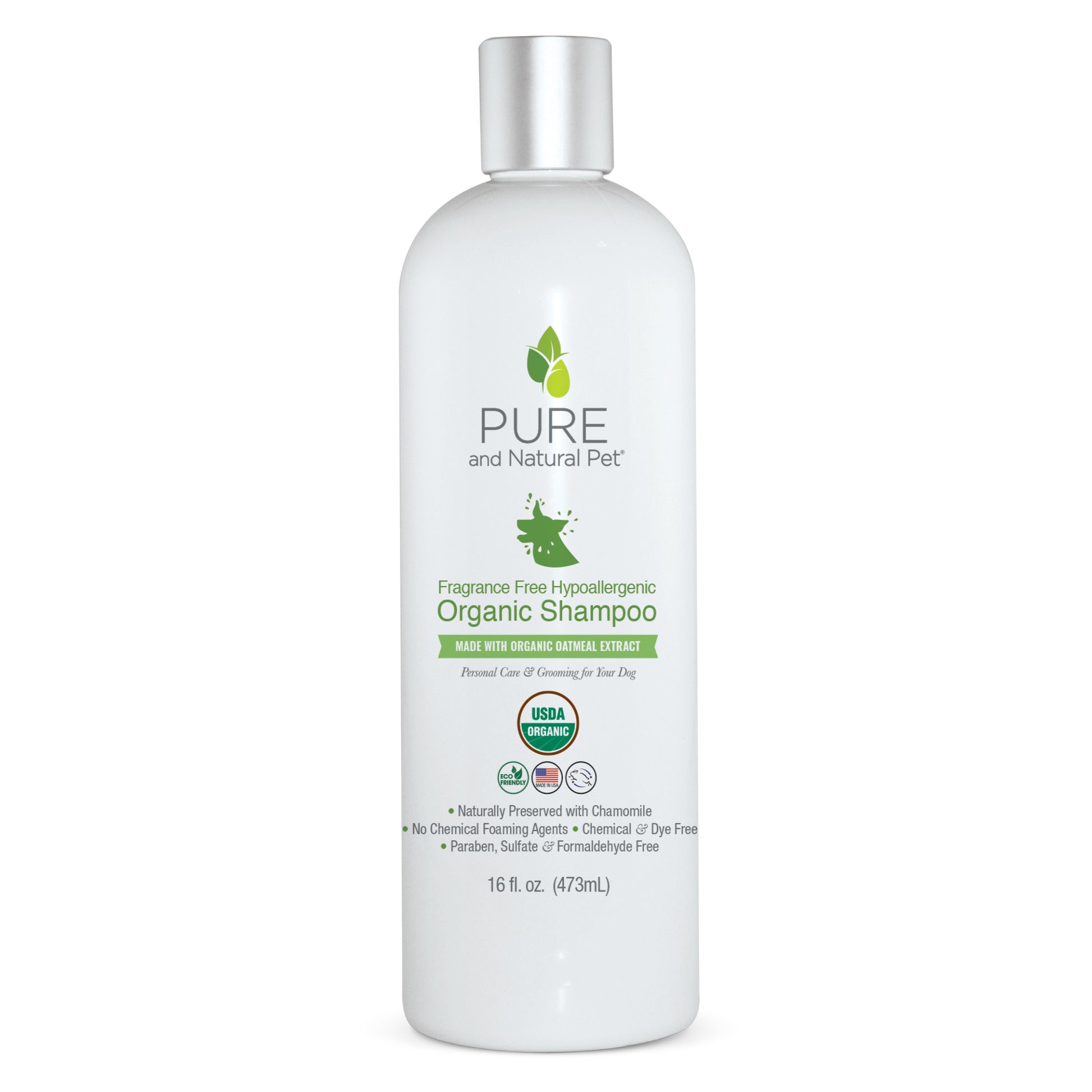 Fragrance Free Hypoallergenic Organic Shampoo - main product image