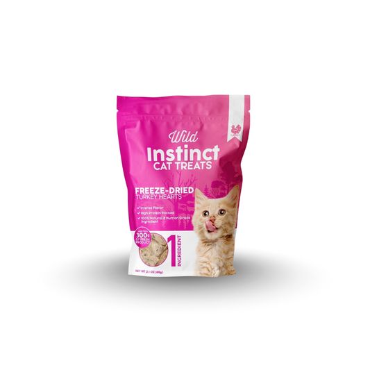 Freeze-Dried Turkey Hearts for Cats - main product image