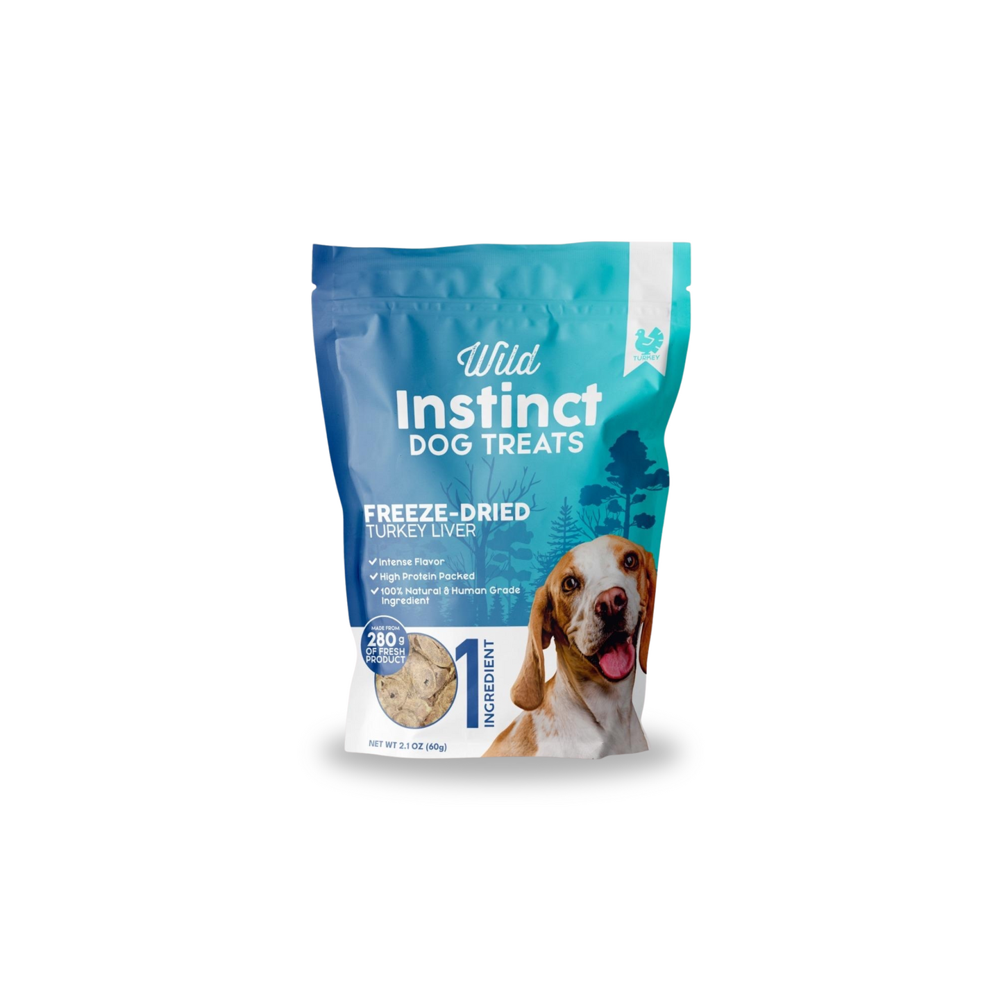 Freeze-Dried Turkey Liver Dog Treats - main product image
