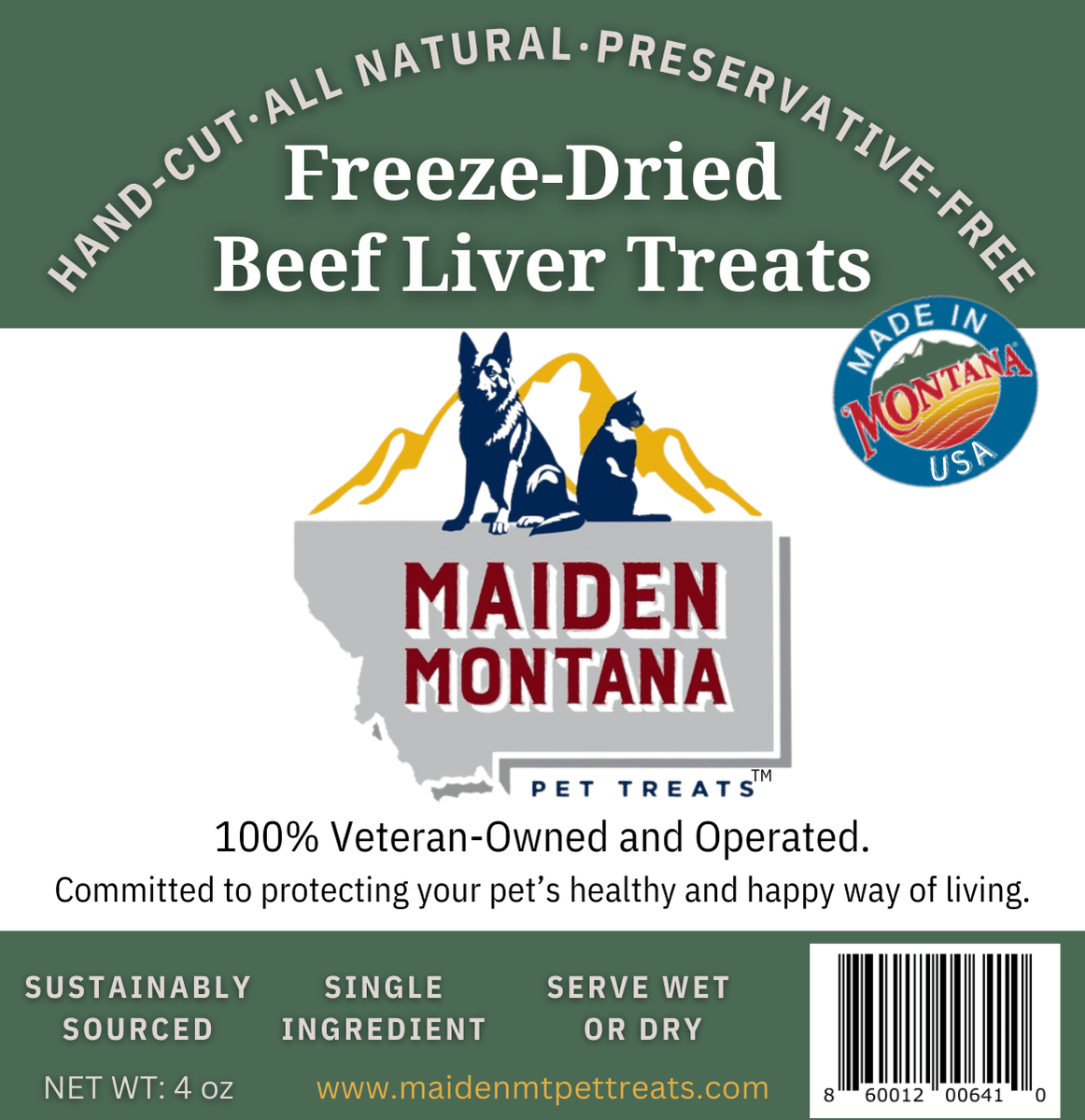 Freeze Dried Beef Liver Treats | 4oz. - gallery image 6