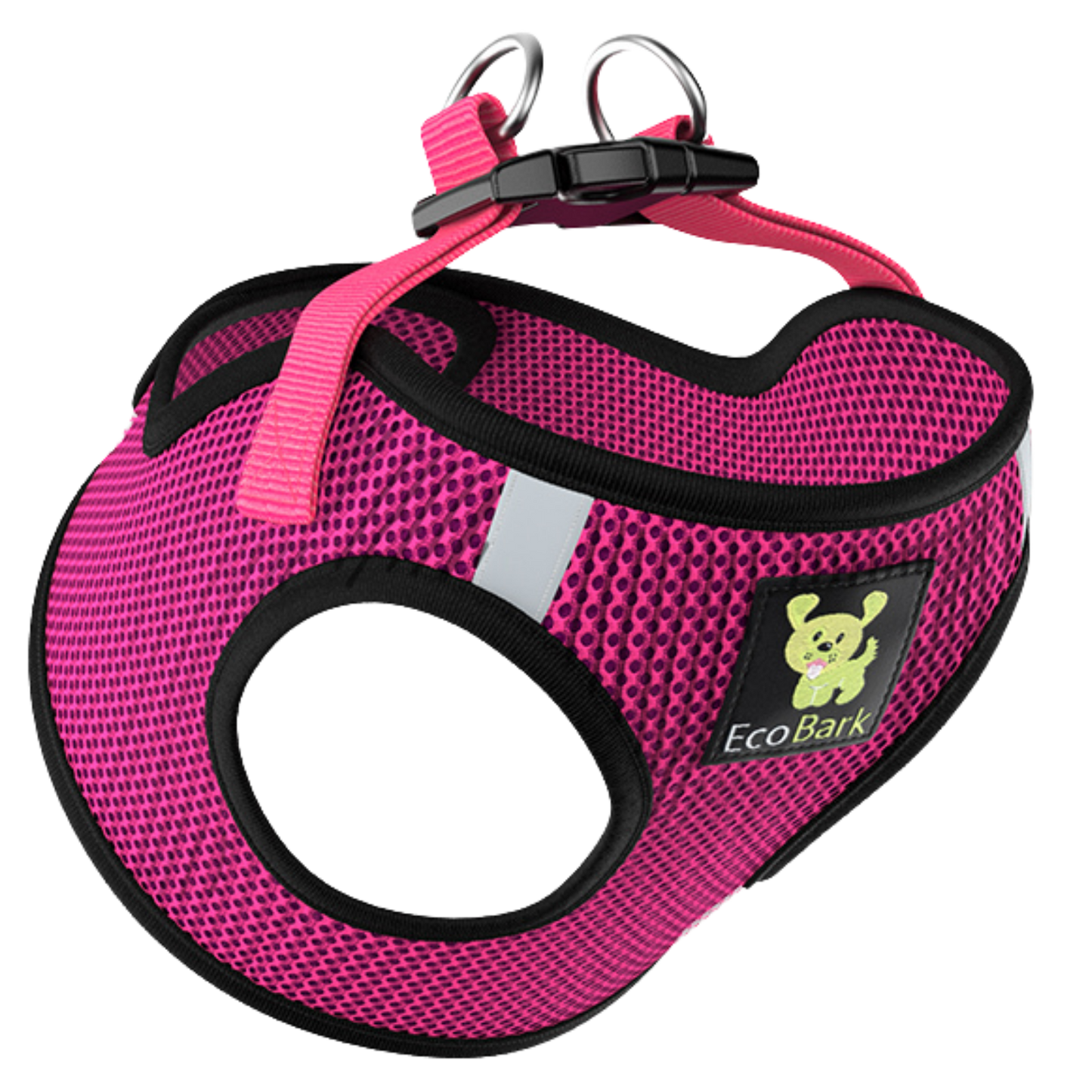 Dog Harness EcoBark Fuchsia Step In Harness Reflective Soft - main product image for dog harness