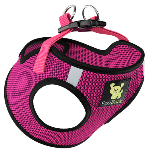 Dog Harness EcoBark Fuchsia Step In Harness Reflective Soft - main product image for dog harness