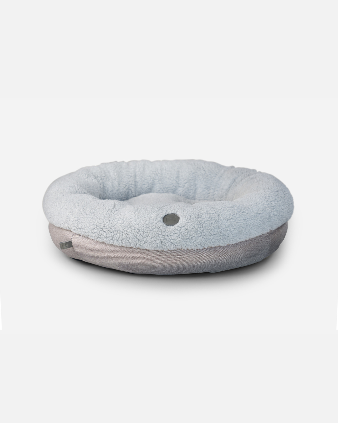 Furry Gray Donut Bed for Deep Calming Sleep and Soft Support main product image for dogs