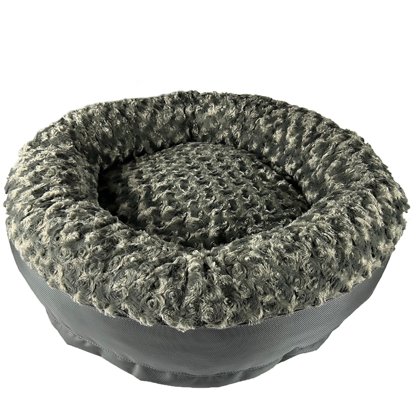 Dog Bed Round Bolstered Furvana Washable Pet Bed Comfort