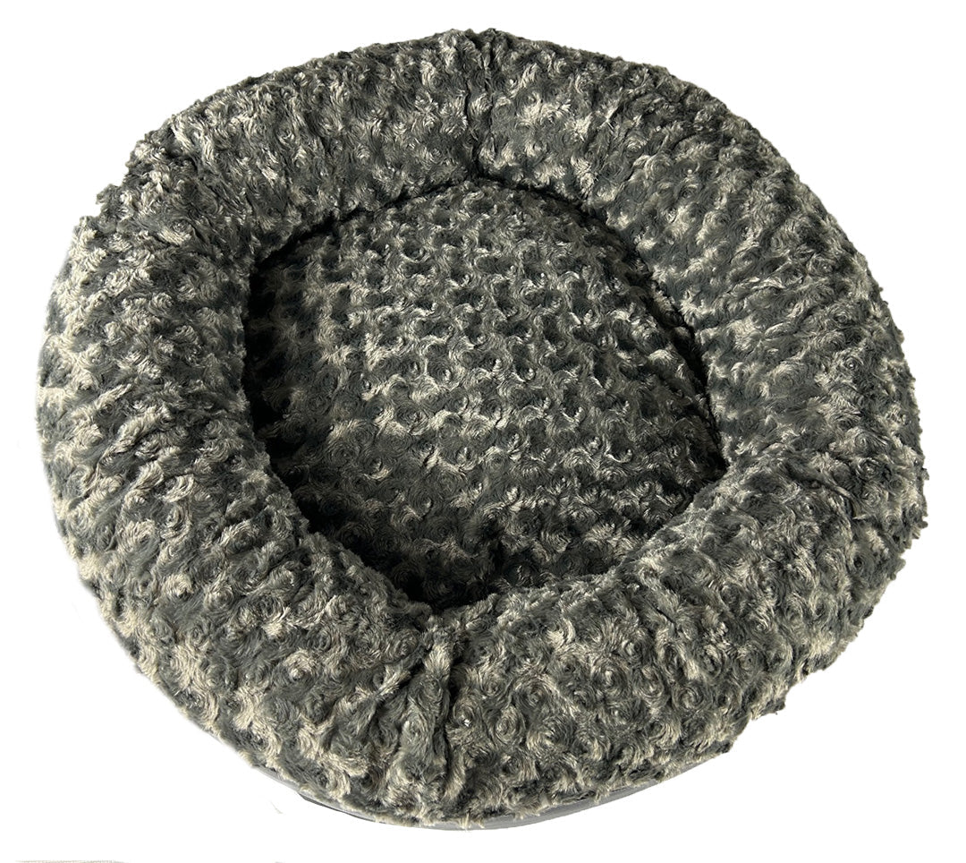 Dog Bed Round Bolstered Furvana Washable Pet Bed Comfort
