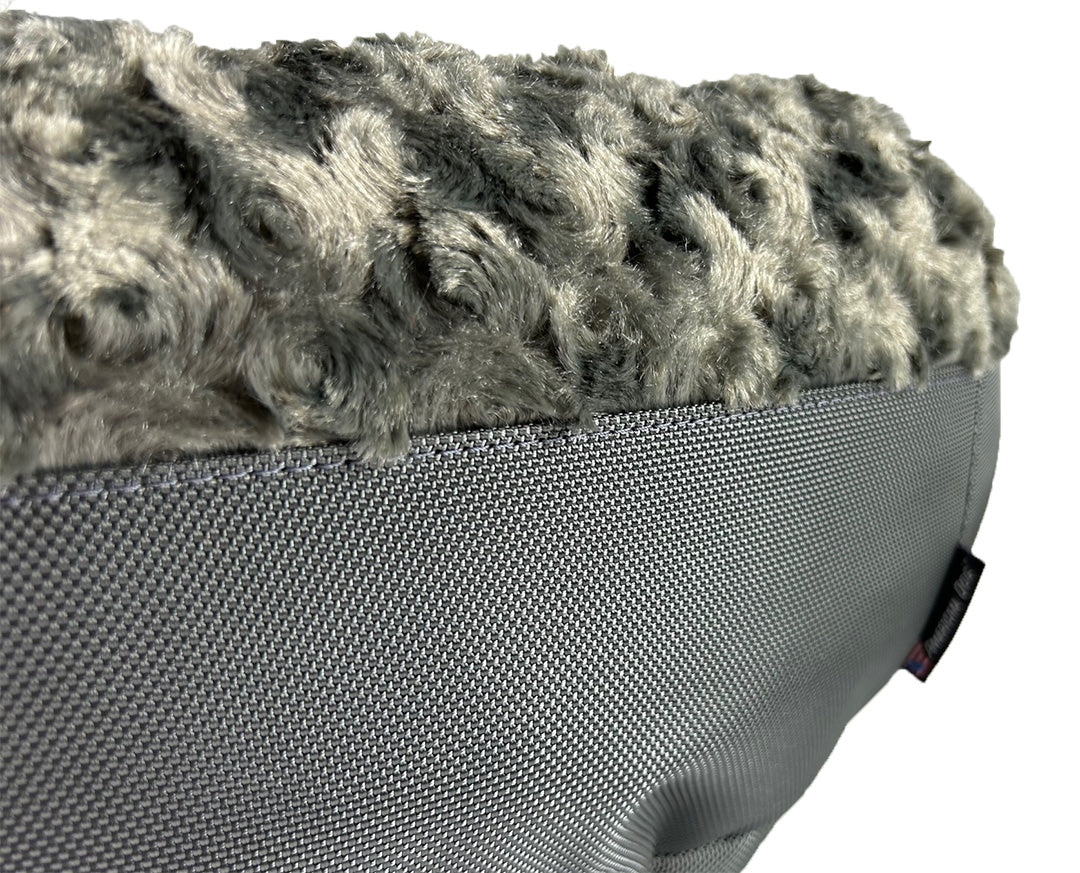 Dog Bed Round Bolstered Furvana Washable Pet Bed Comfort