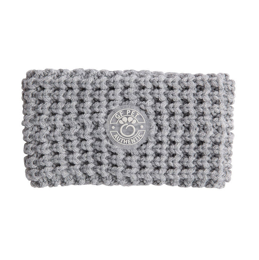 Chalet Tube Scarf Heather Grey Dog Apparel Premium Pet - main product image