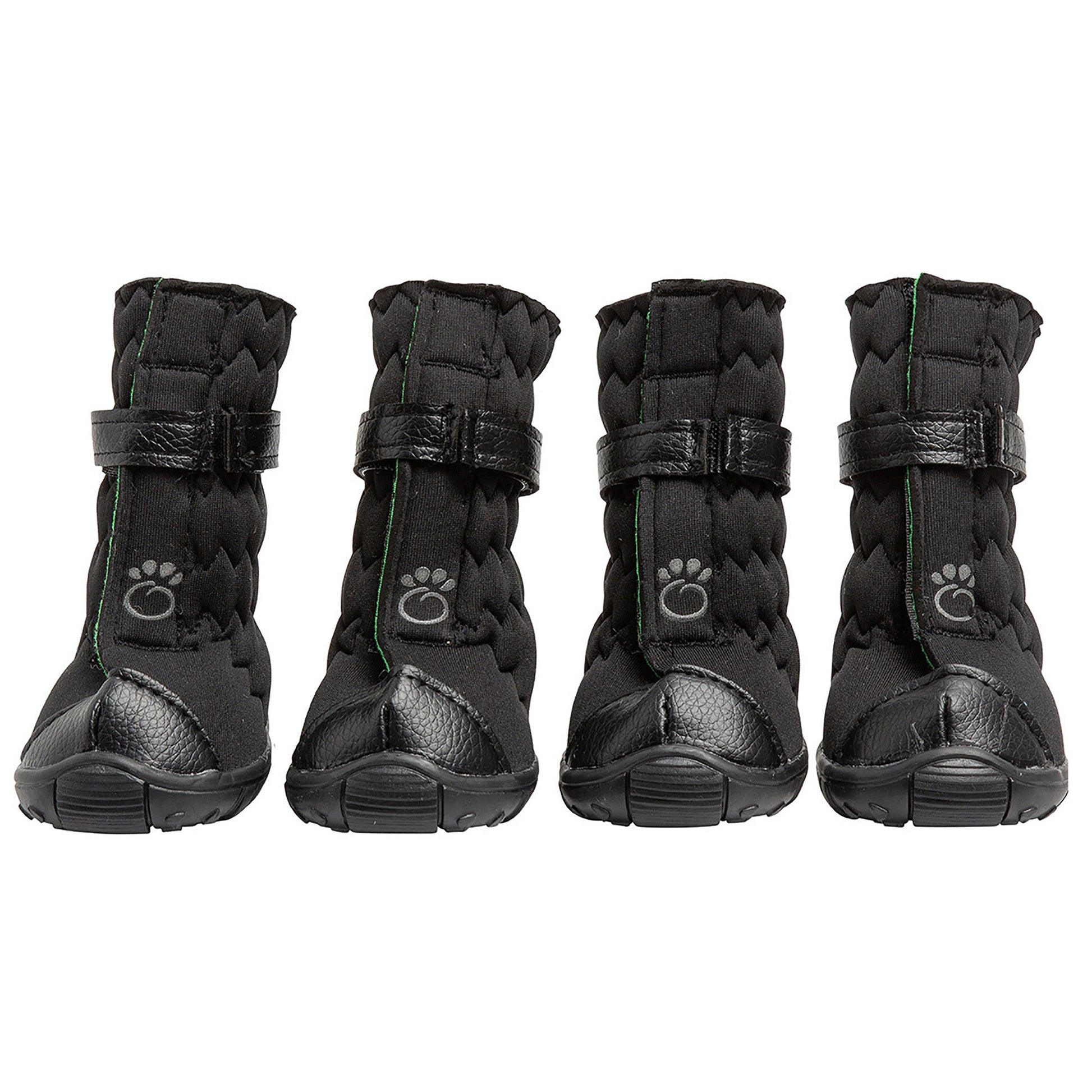 Elasto Fit Dog Boots Black Dog Apparel Premium Pet Supply - lifestyle view