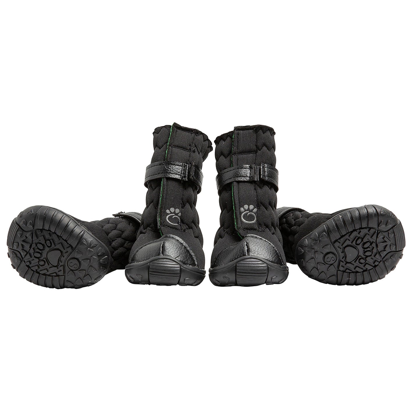 Elasto Fit Dog Boots Black Dog Apparel Premium Pet Supply - close up view