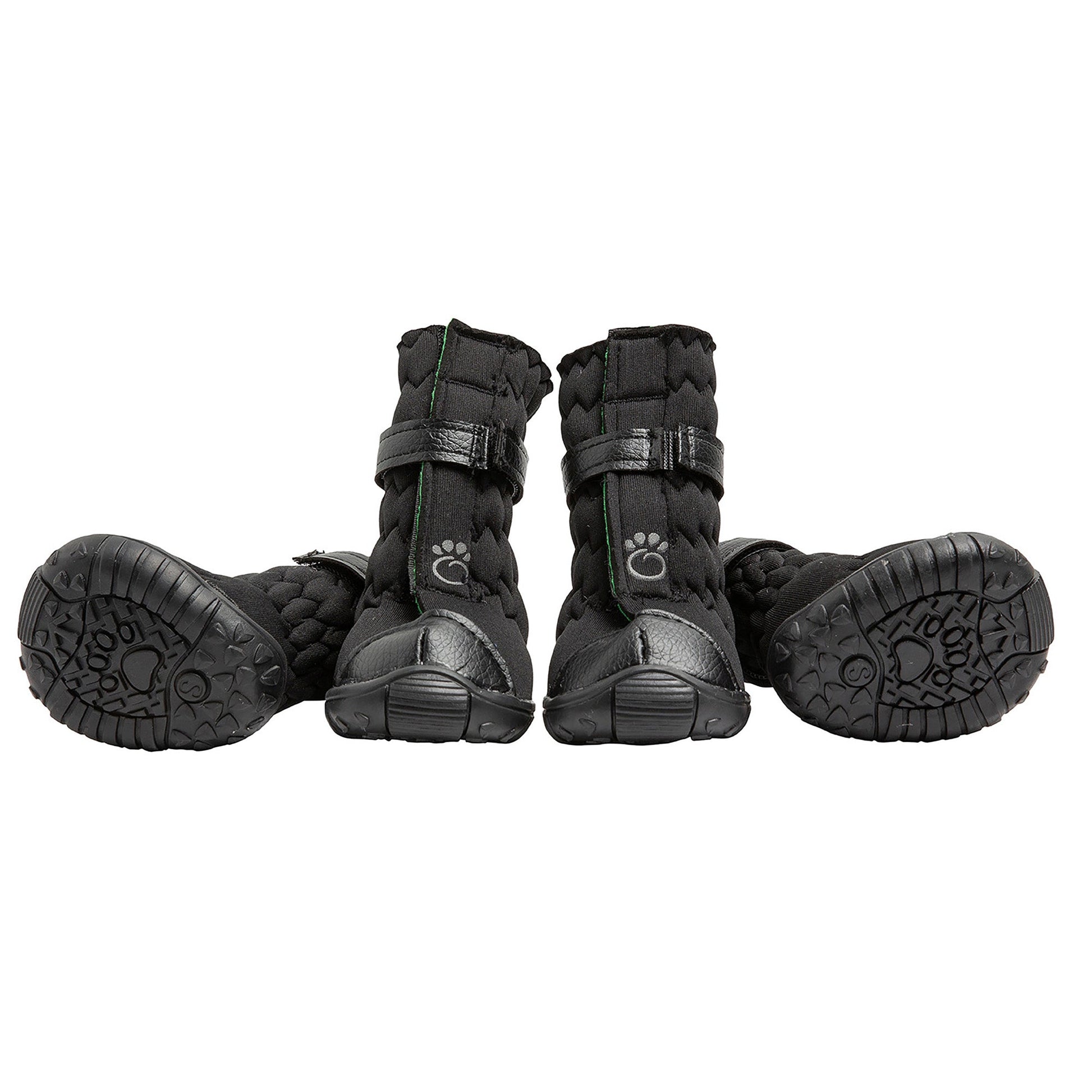 Elasto Fit Dog Boots Black Dog Apparel Premium Pet Supply - close up view