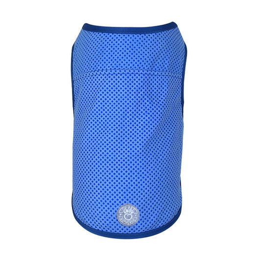 Elasto Fit Ice Vest Blue Dog Apparel Premium Pet Supply - detail view