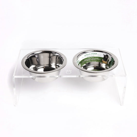 Pet Feeder Bowl Stand Adjustable Classic Daily Dining Premiu - main product image