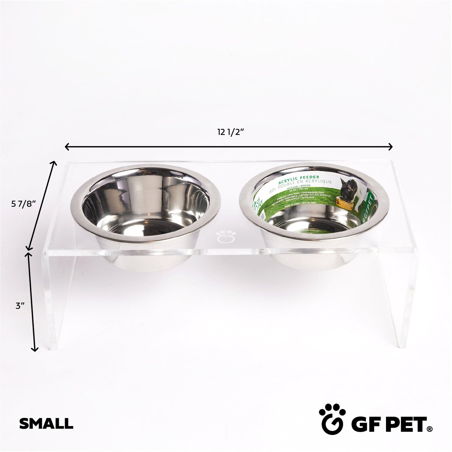 Pet Feeder Bowl Stand Adjustable Classic Daily Dining Premiu - gallery image 5