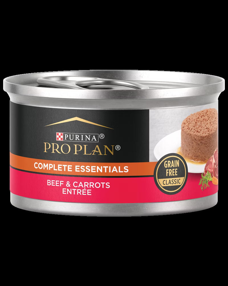 Pro Plan Complete Essentials Beef Carrots Entree Grain Free - main product image