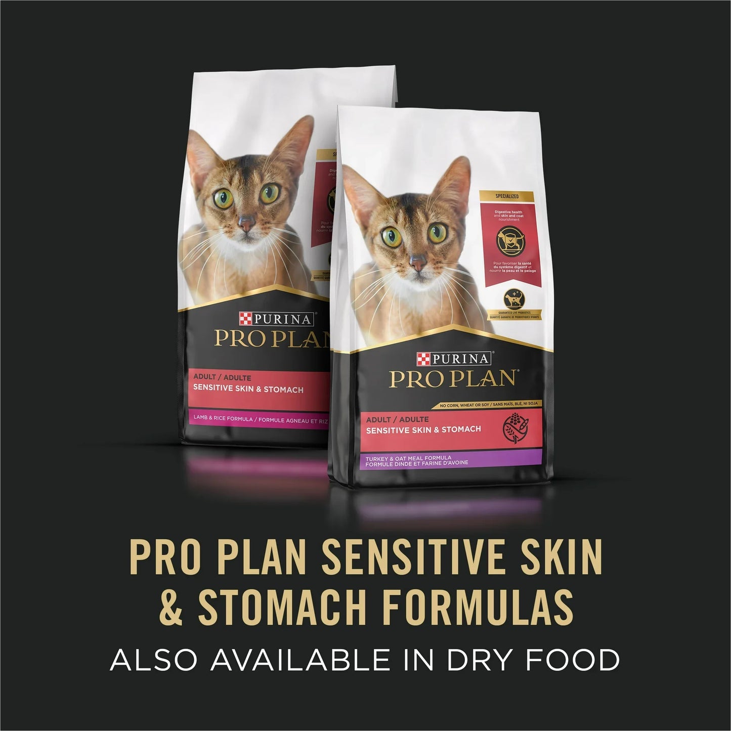 Pro Plan Sensitive Skin Stomach Arctic Char Entree Grain Wet - close up view