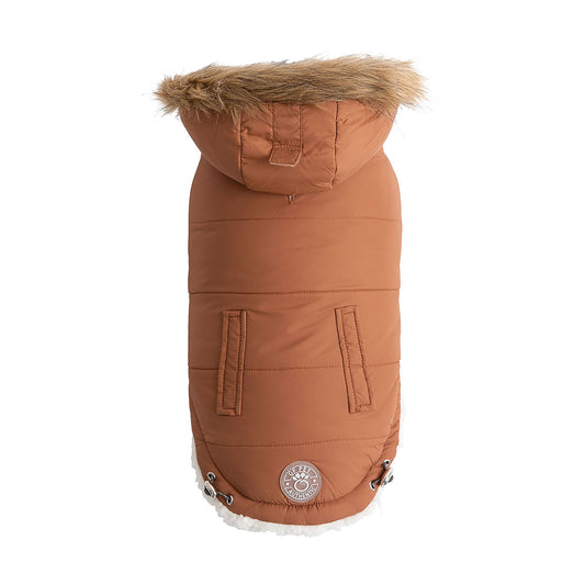 Urban Parka Caramel Dog Jackets Premium Pet Supply Premium - main product image