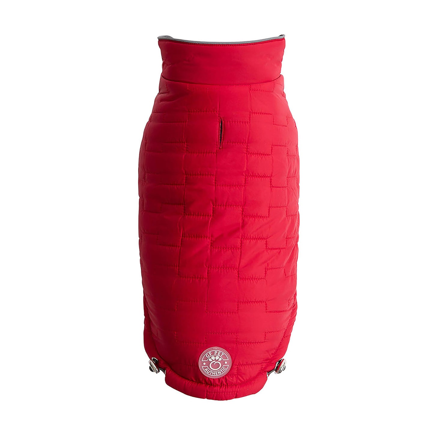Reversible Chalet Jacket Red Dog Apparel Premium Pet Supply - main product image