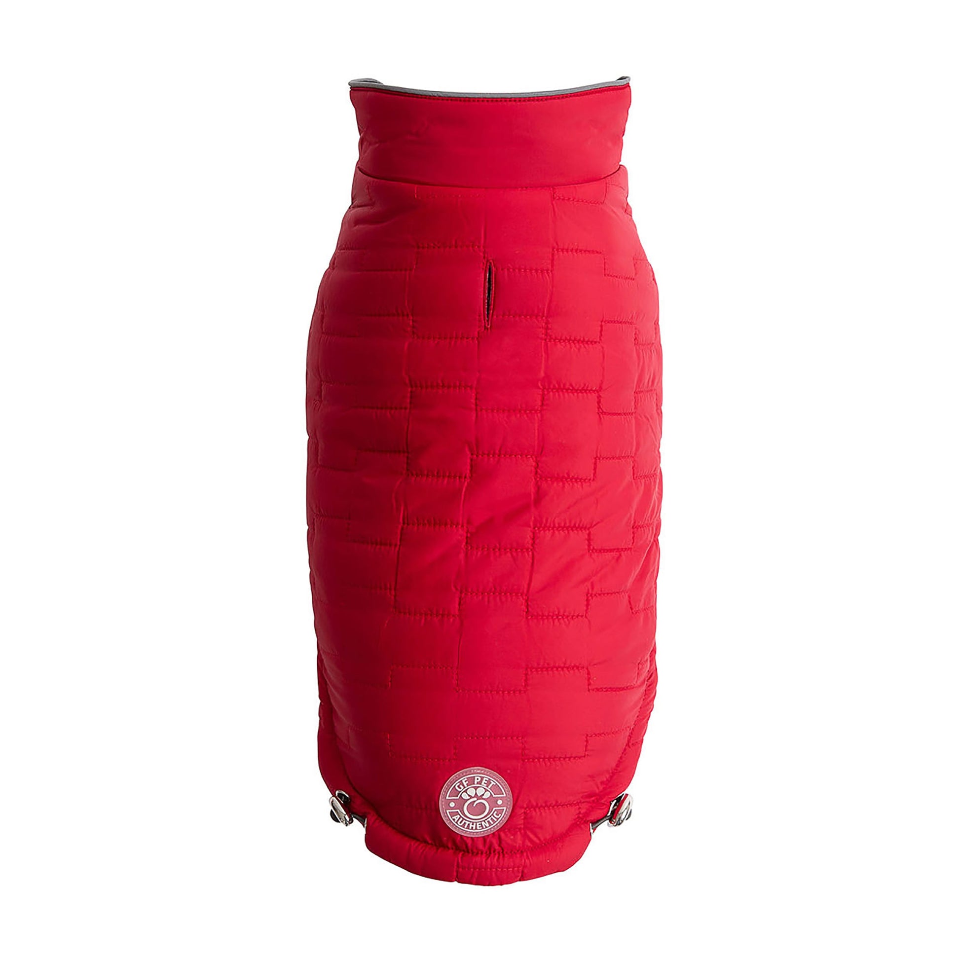 Reversible Chalet Jacket Red Dog Apparel Premium Pet Supply - main product image