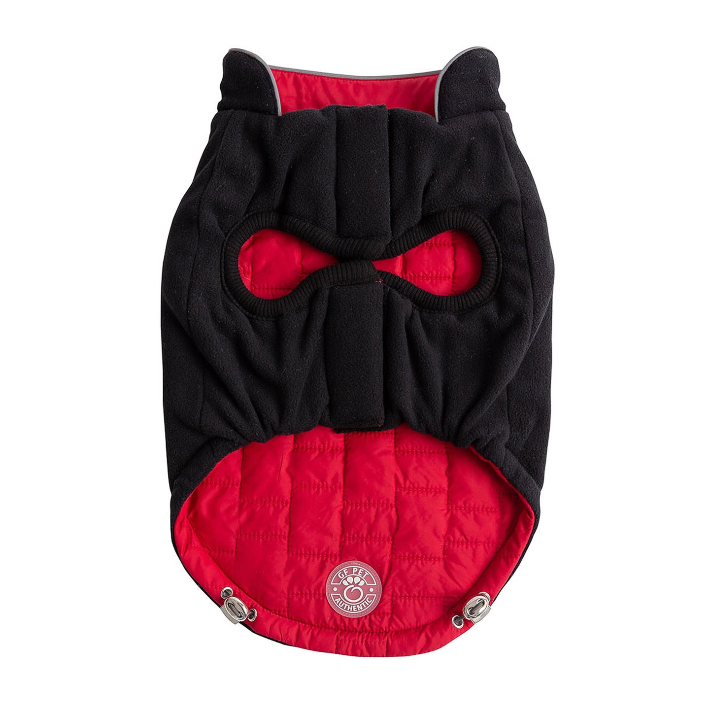 Reversible Chalet Jacket Red Dog Apparel Premium Pet Supply - lifestyle view