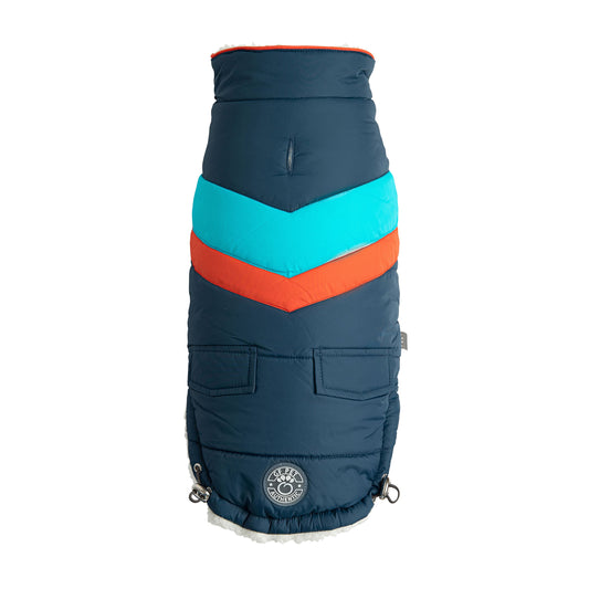Alpine Puffer - Dark Blue - main product view | Dog Jackets at Purrfect Pet Kingdom