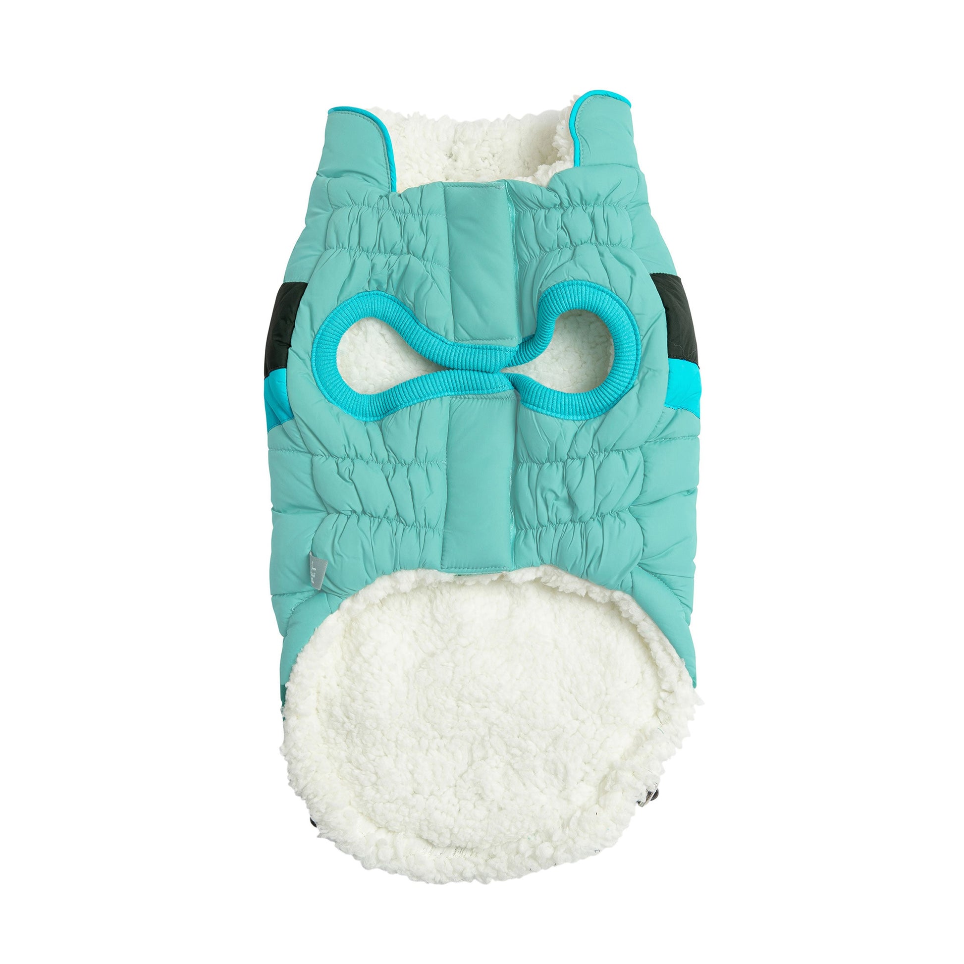 Alpine Puffer - Light Aqua - lifestyle view | Pet Supplies at Purrfect Pet Kingdom