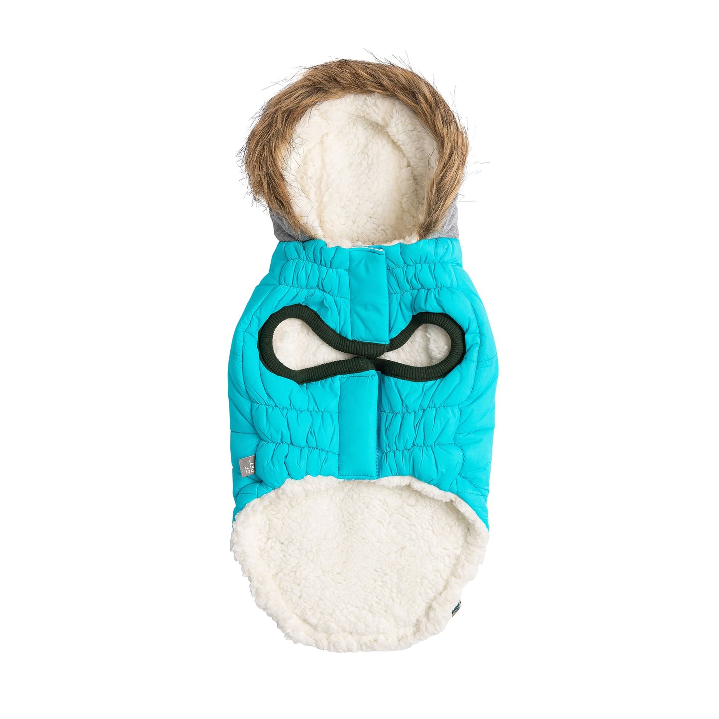 Winter Sailor Parka Aqua Dog Apparel Premium Pet Supply - lifestyle view