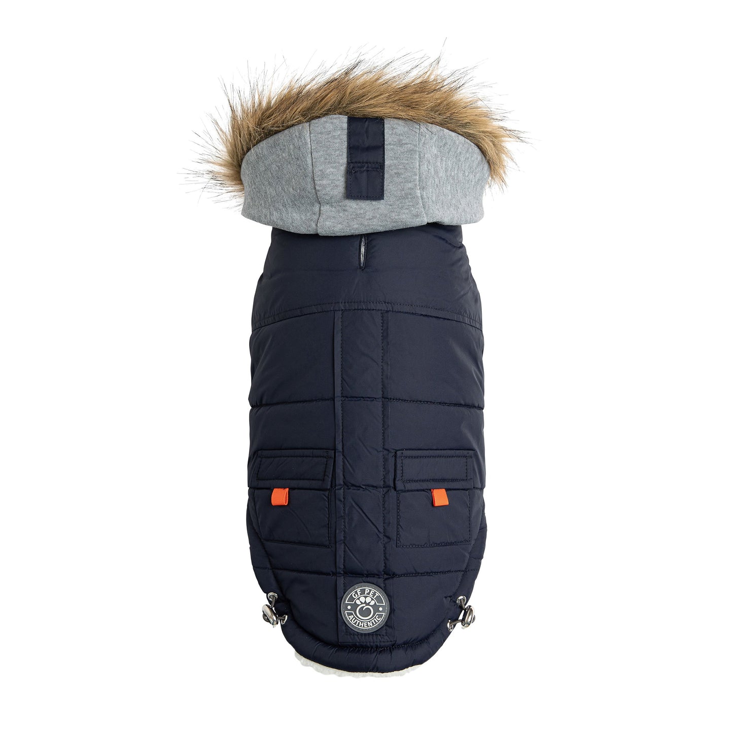 Winter Sailor Parka Navy Dog Jackets Premium Pet Supply - main product image