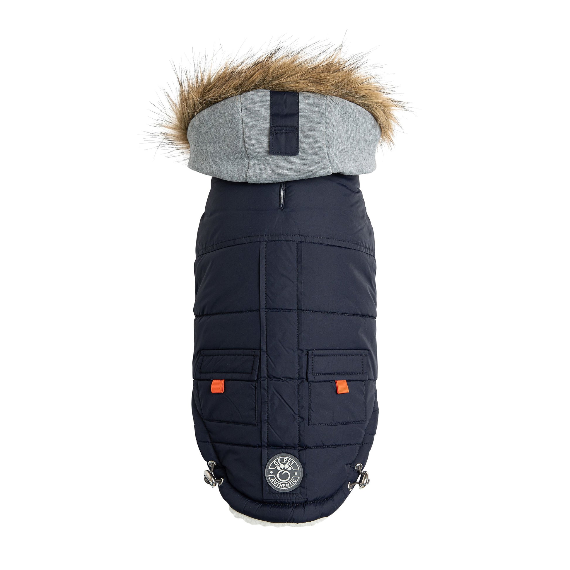 Winter Sailor Parka Navy Dog Jackets Premium Pet Supply - main product image