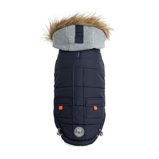 Winter Sailor Parka Navy Dog Jackets Premium Pet Supply - main product image