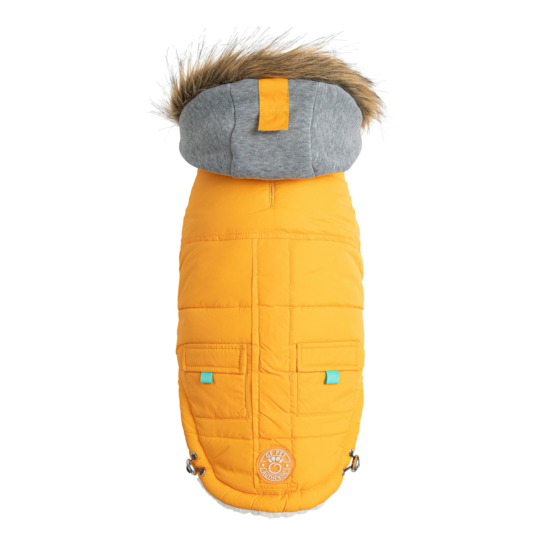 Winter Sailor Parka Yellow Dog Apparel Premium Pet Supply - main product image