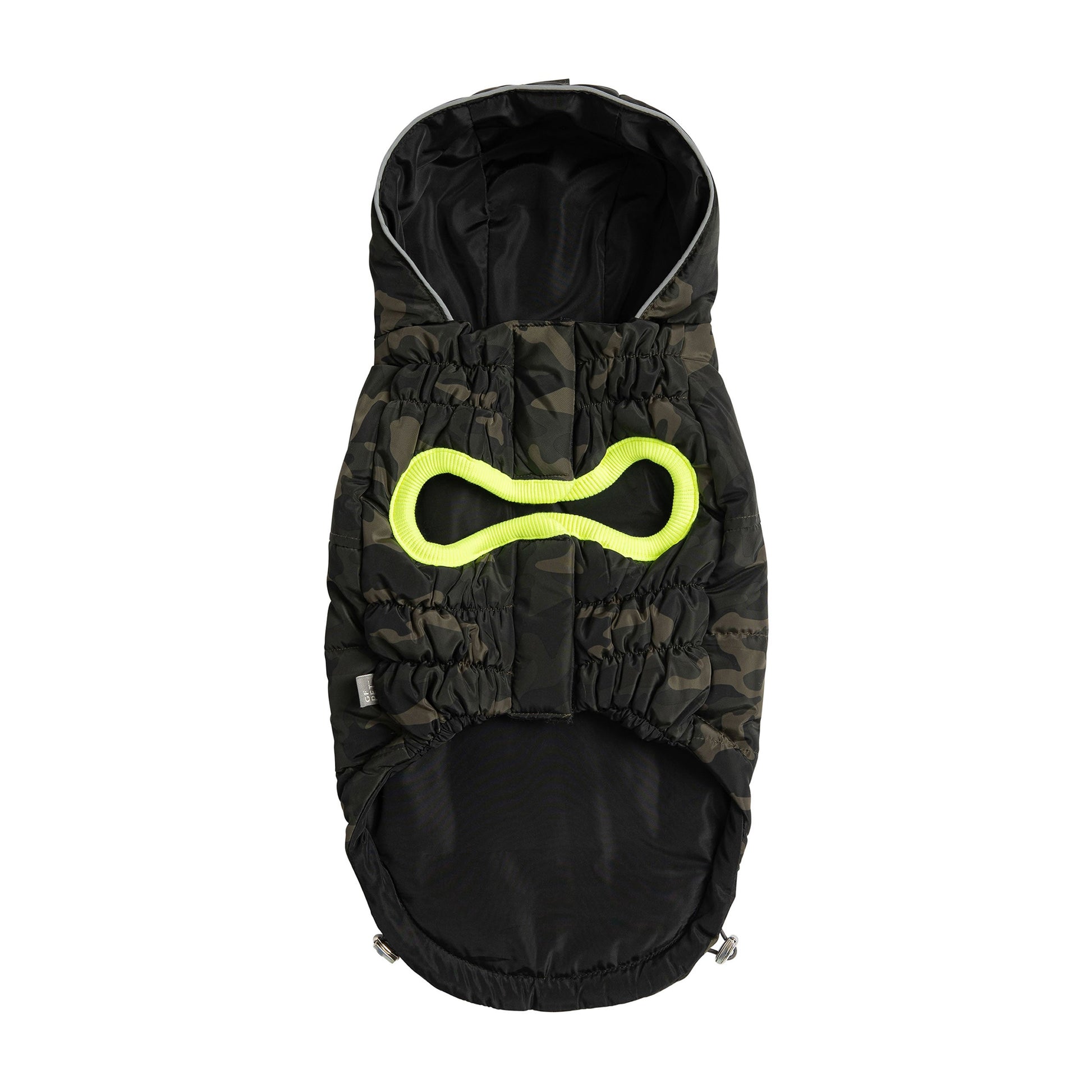 Recycled Parka Camouflage Dog Jackets Premium Pet Supply - lifestyle view