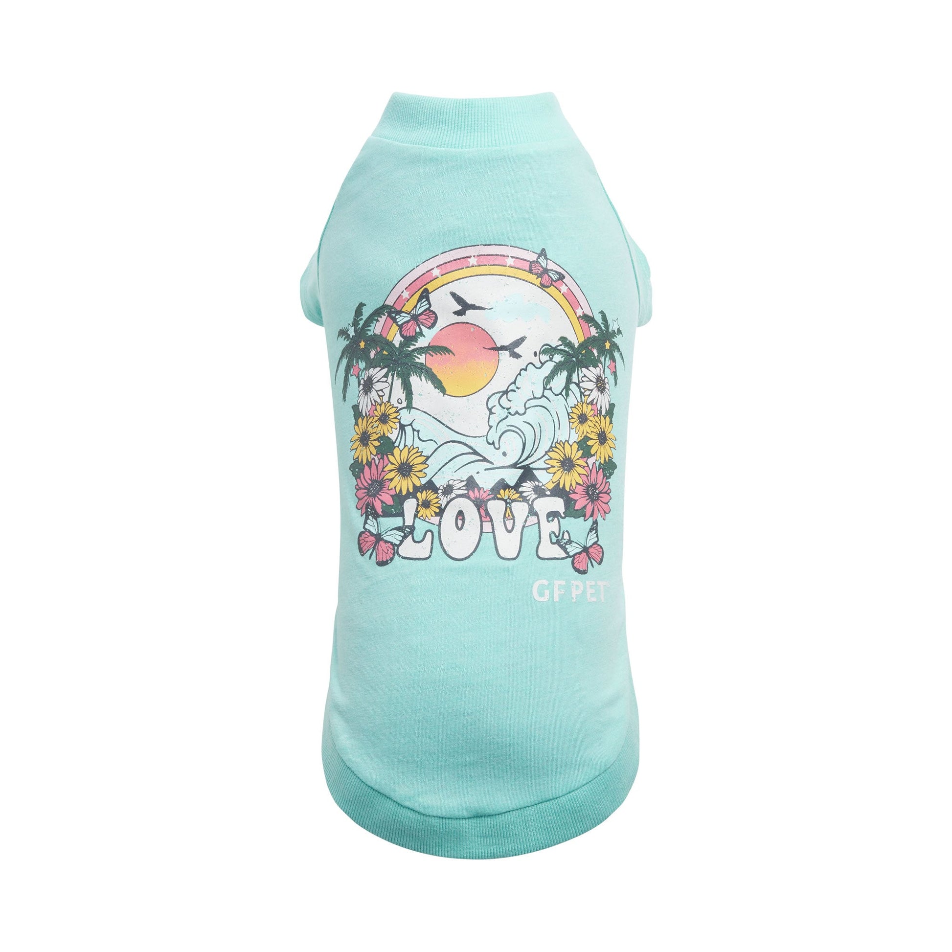 Graphic Tee Aqua Dog Shirts Premium Pet Supply Premium - main product image