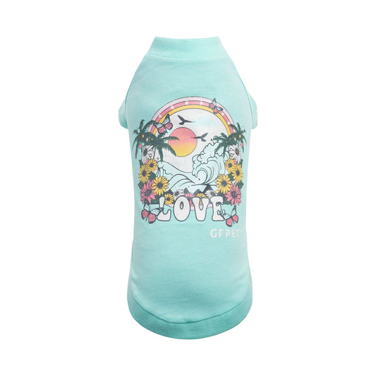 Graphic Tee Aqua Dog Shirts Premium Pet Supply Premium - main product image