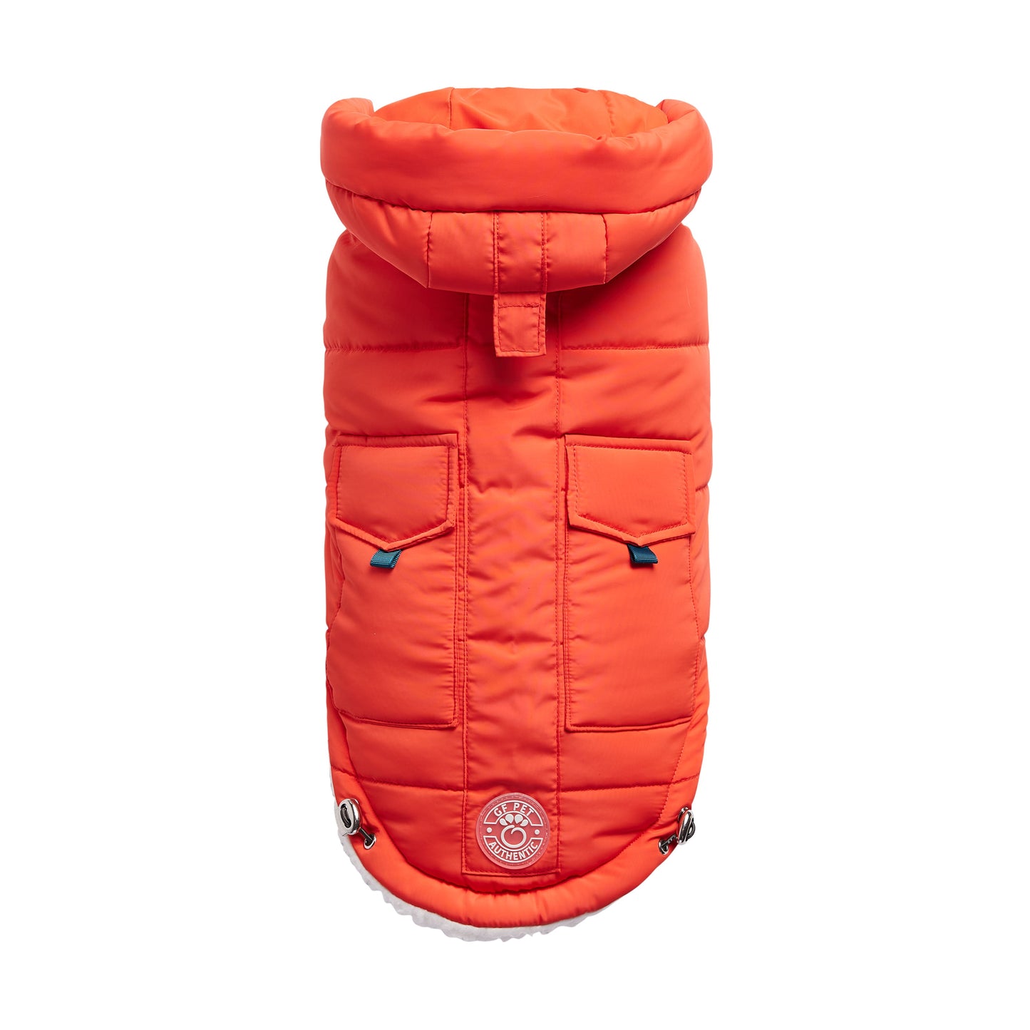 The Puff Parka Orange Dog Jackets Premium Pet Supply Premium - main product image