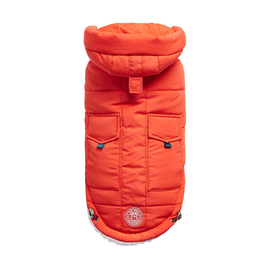The Puff Parka Orange Dog Jackets Premium Pet Supply Premium - main product image