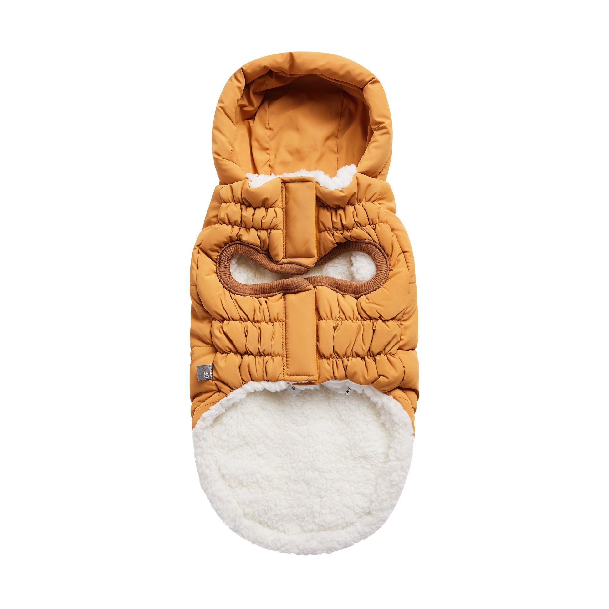 The Puff Parka Yellow Dog Apparel Premium Pet Supply Premium - lifestyle view