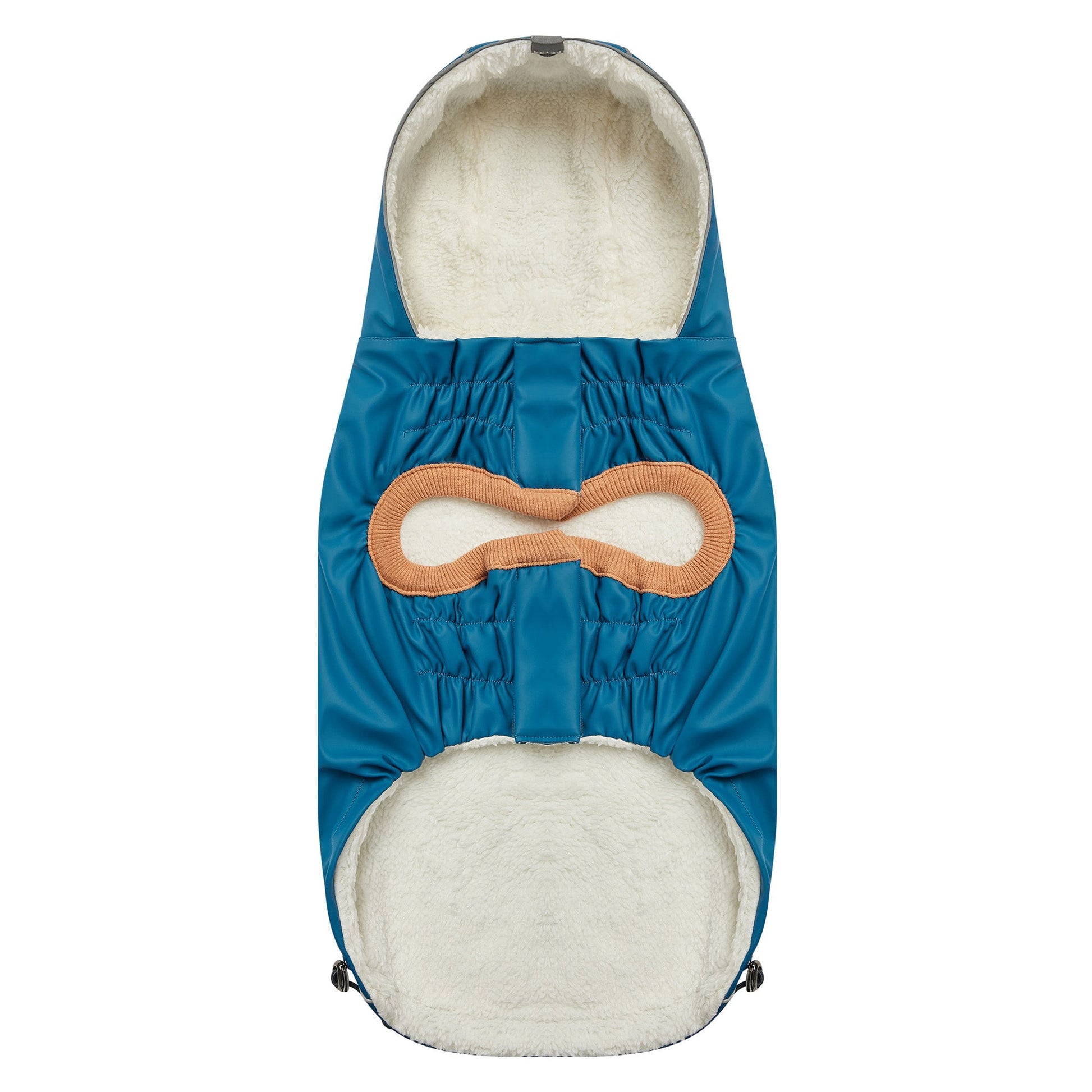 Insulated Raincoat Dark Blue Dog Apparel Premium Pet Supply - lifestyle view