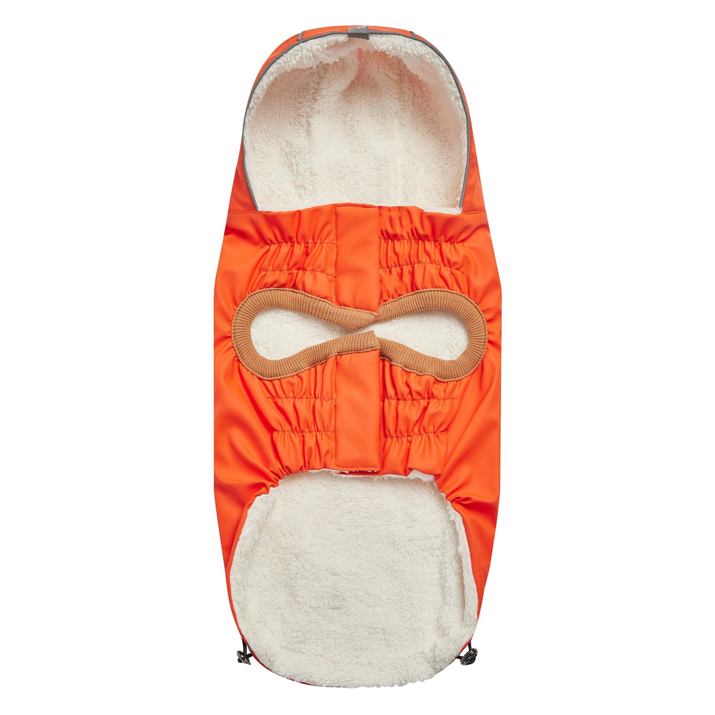 Insulated Raincoat Orange Dog Apparel Premium Pet Supply - lifestyle view