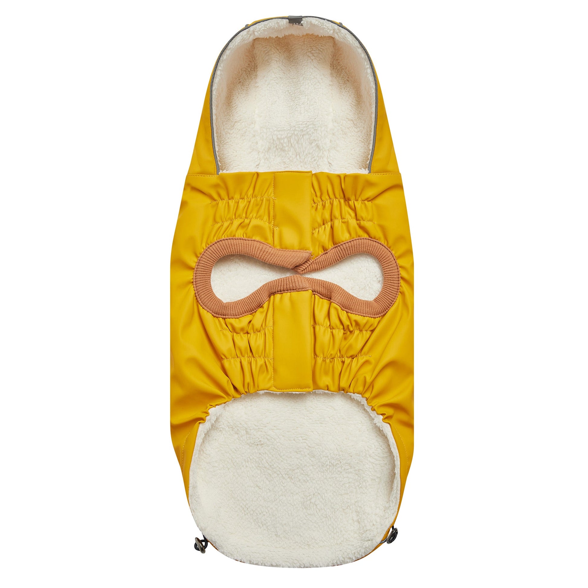 Insulated Raincoat Yellow Dog Apparel Premium Pet Supply - lifestyle view