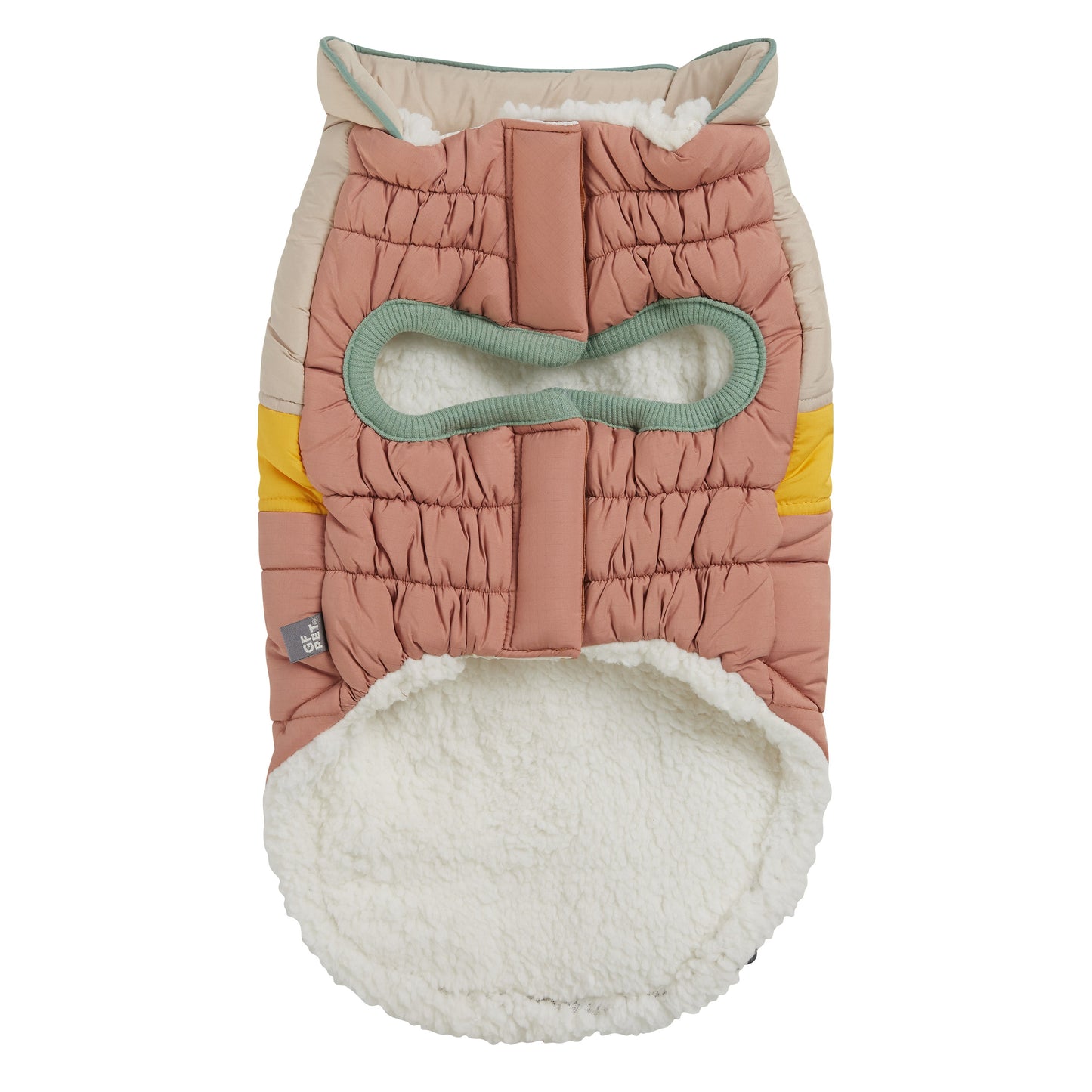 Camplife Puffer Clay Dog Apparel Premium Pet Supply Premium - lifestyle view