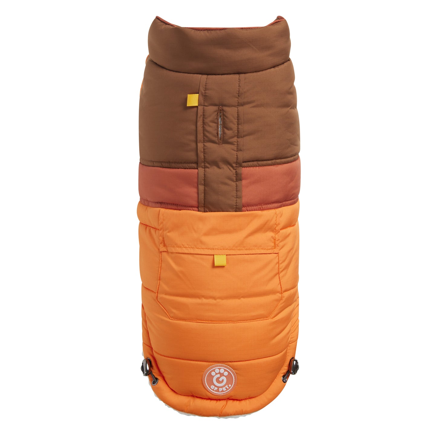 Camplife Puffer Orange Dog Apparel Premium Pet Supply - main product image