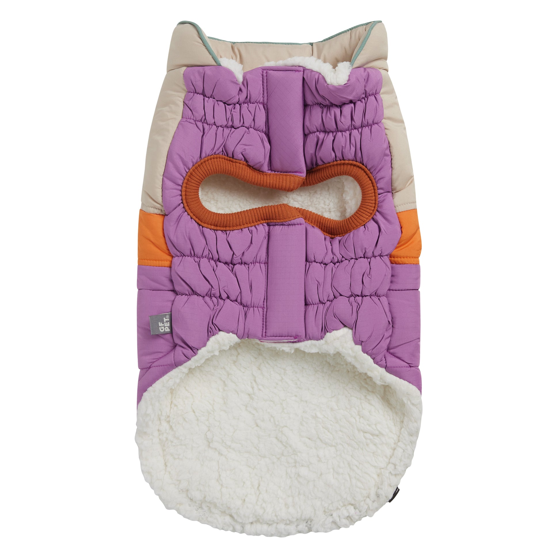 Camplife Puffer Purple Dog Apparel Premium Pet Supply - lifestyle view