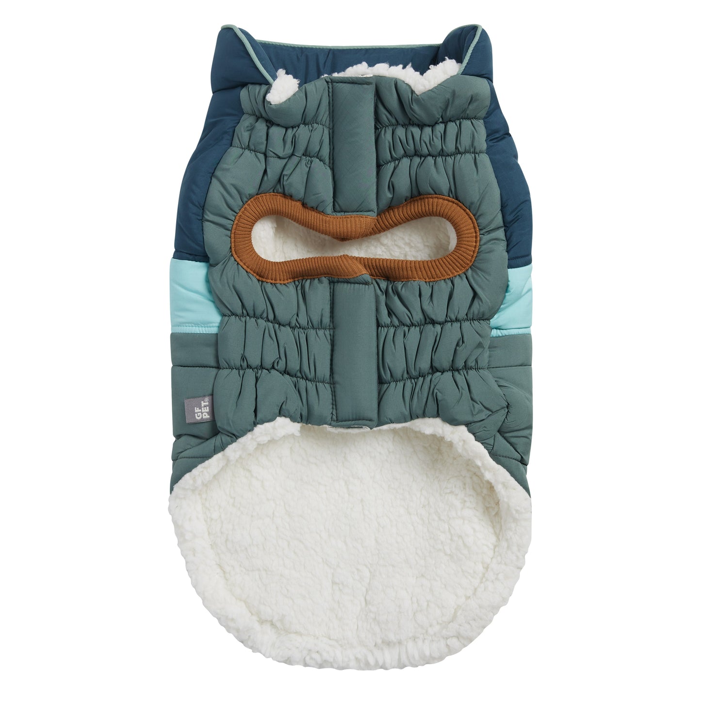Camplife Puffer Sage Dog Apparel Premium Pet Supply Premium - lifestyle view
