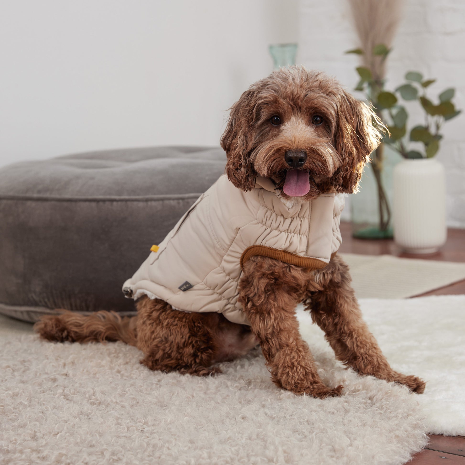 Arctic Parka Sand Dog Apparel Premium Pet Supply Premium - close up view