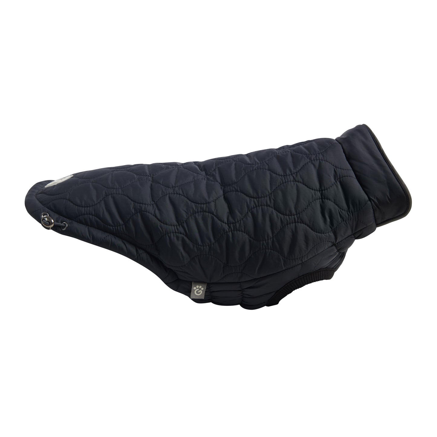 Reversible Chalet Jacket Black Aqua Dog Jackets Premium Pet - gallery image 5