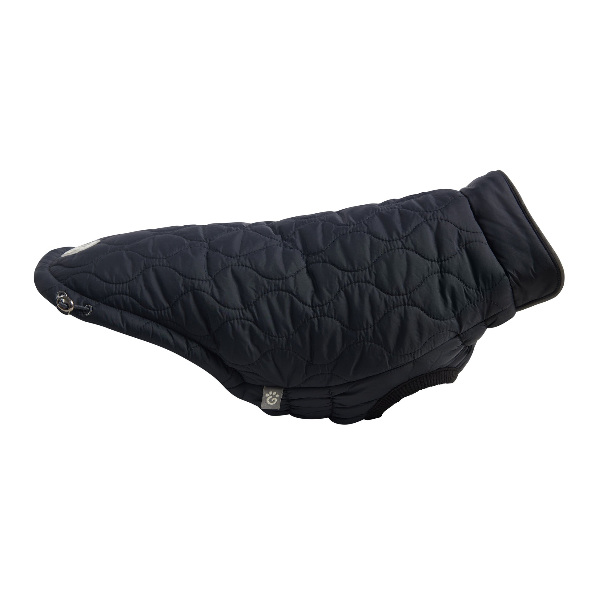 Reversible Chalet Jacket Black Aqua Dog Jackets Premium Pet - gallery image 5