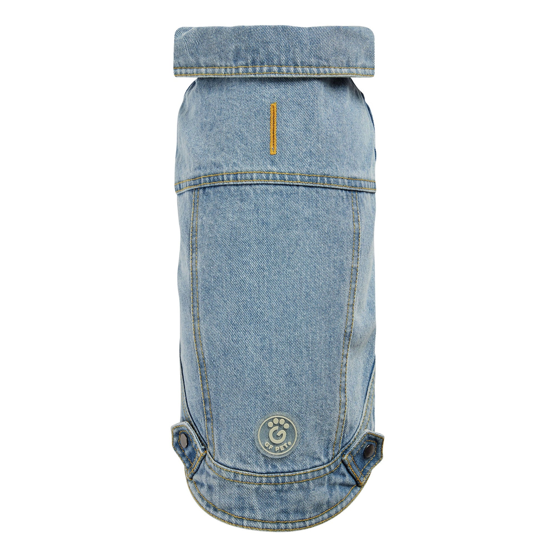 Denim Jacket All Season Light Wash Dog Jackets Premium Pet - main product image