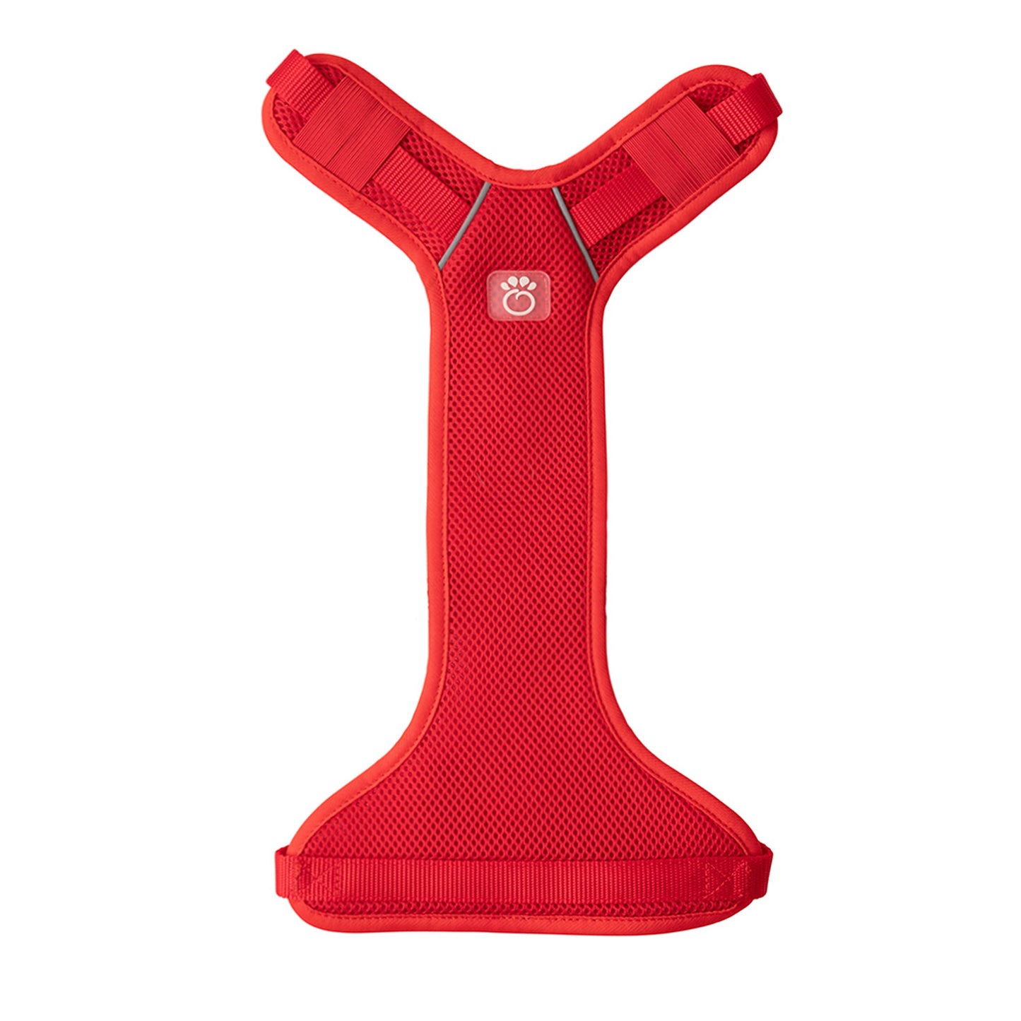 Dog Harness Travel Walking Vest Adjustable Red Comfort Premi - lifestyle view